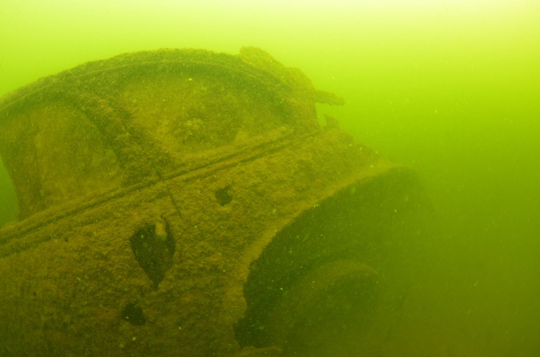 Sunken car
